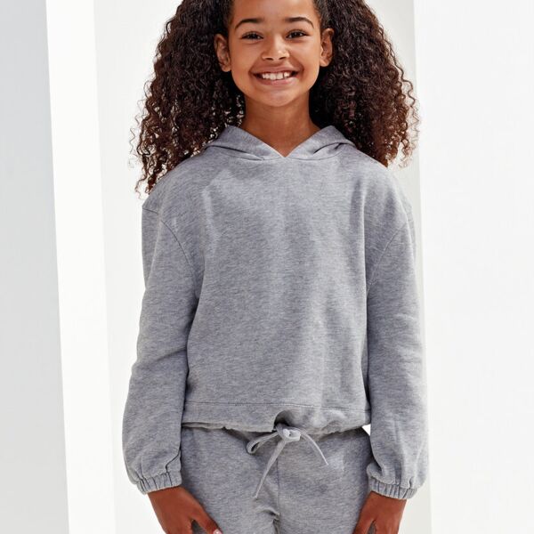 Kids TriDri® recycled cropped oversize hoodie Thumbnail
